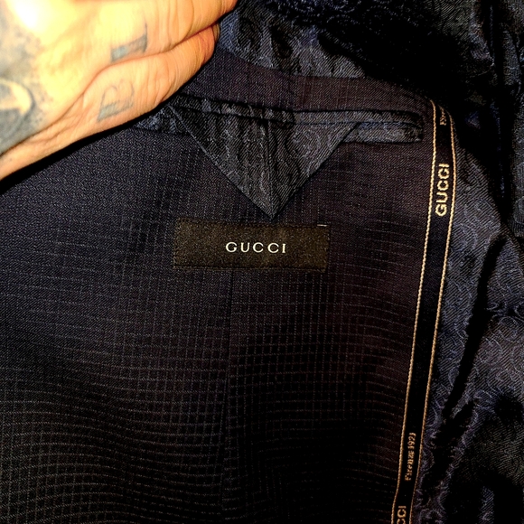 Gucci navy micro square blazer - Picture 8 of 11